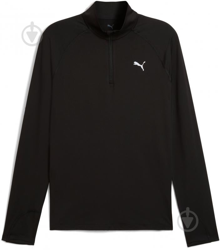 Джемпер Puma M RUN VELOCITY CLOUDSPUN 1/4 ZIP 52662701 р.XL чорний - фото 1
