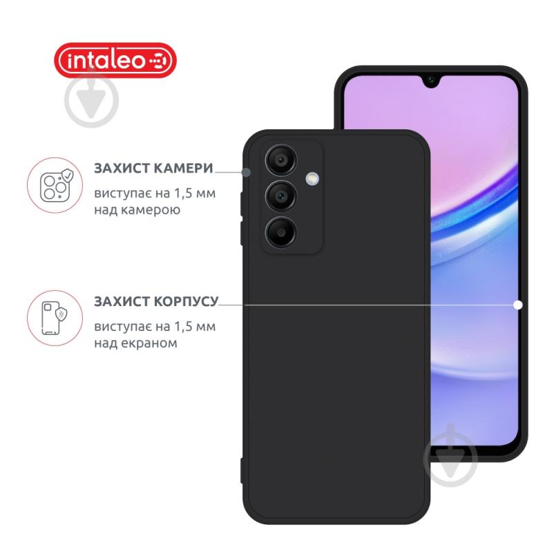 Чехол Intaleo SoftShell для Samsung Galaxy A15 черный - фото 3 Чехол Intaleo SoftShell для Samsung Galaxy A15 черный - фото 3