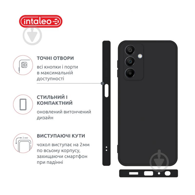 Чехол Intaleo SoftShell для Samsung Galaxy A15 черный - фото 4 Чехол Intaleo SoftShell для Samsung Galaxy A15 черный - фото 4