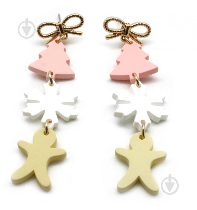 Серьги Sensio Cute cookie пара золотой - фото 1