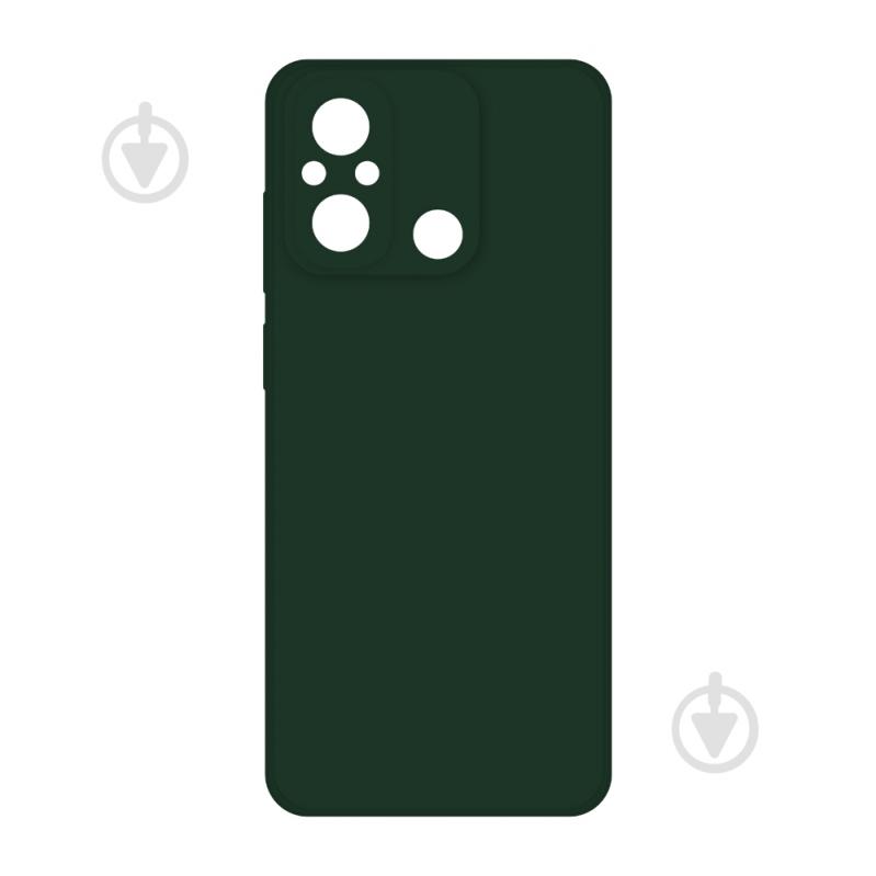 Чехол Intaleo SoftShell темно-зеленый для Xiaomi Redmi 12C - фото 1