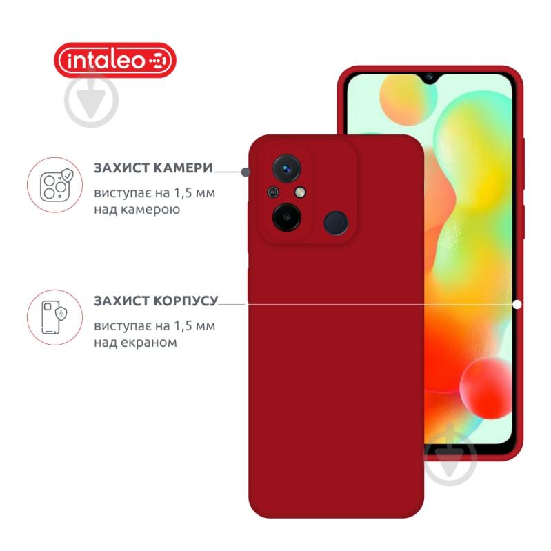 Чохол Intaleo SoftShell червоний для Xiaomi Redmi 12C - фото 3 Чохол Intaleo SoftShell червоний для Xiaomi Redmi 12C - фото 3