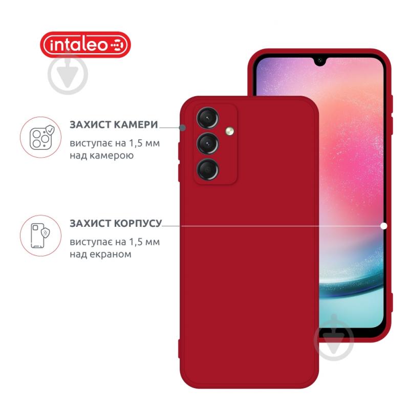 Чехол Intaleo SoftShell для Samsung Galaxy A24 красный - фото 3