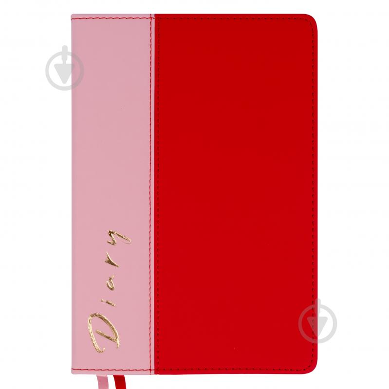 Щоденник недатований Ambi червоний Leo Planner Unique A5 - фото 1