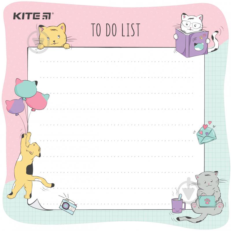 Планинг настенный To do list А5 Cats KITE - фото 1