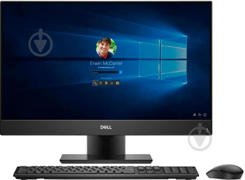 Моноблок Dell OptiPlex 7470 23,8" (N007O7470AIO_P) black/grey - фото 1