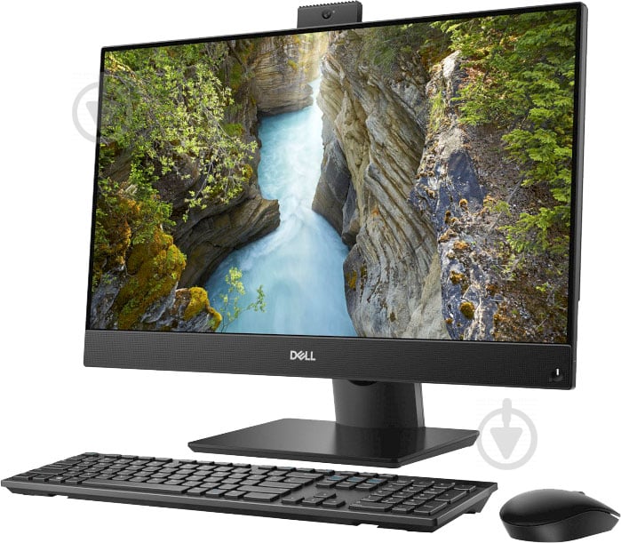 Моноблок Dell OptiPlex 7470 23,8" (N007O7470AIO_P) black/grey - фото 2