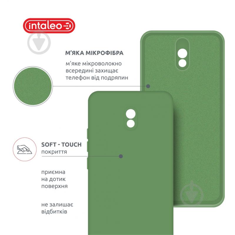 Чехол Intaleo SoftShell зеленый для Xiaomi Redmi 8A - фото 5