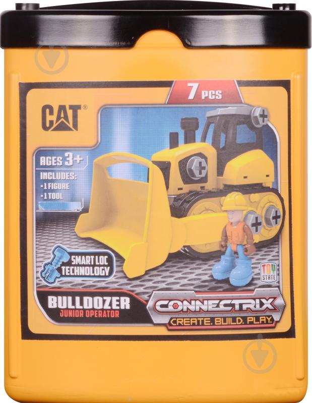 Конструктор Toy State Бульдозер Machine Maker CAT 80902 - фото 2
