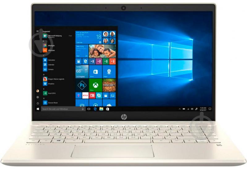 Ноутбук HP Pavilion 14-ce3040ur 14" (159W9EA) gold - фото 1