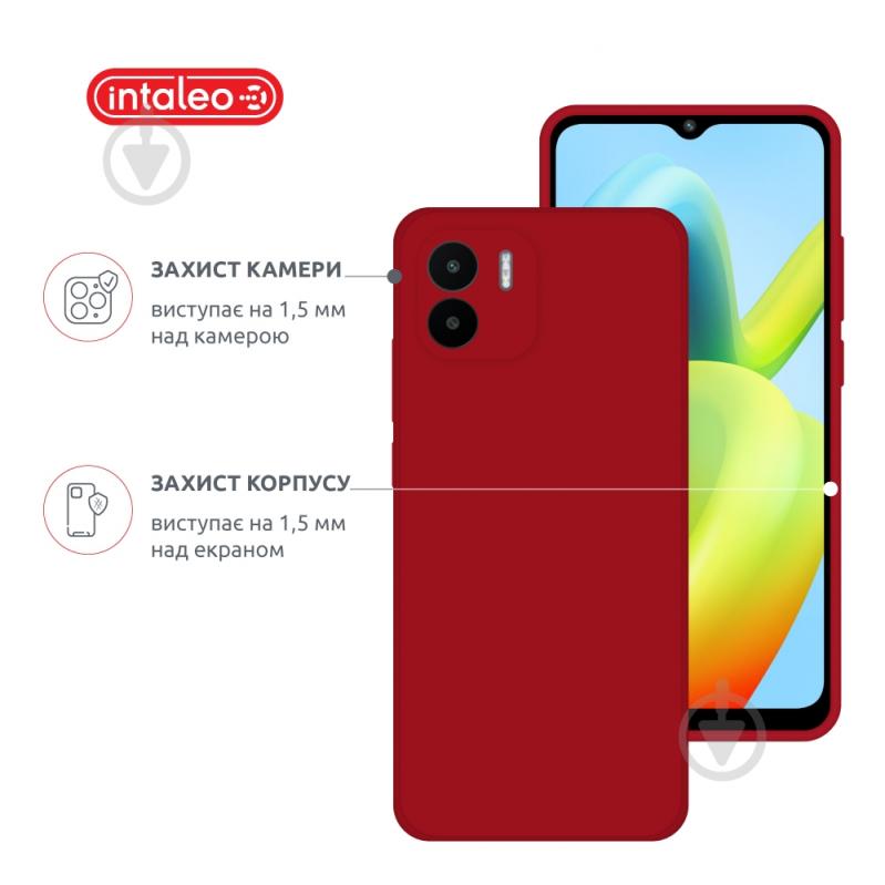 Чехол Intaleo SoftShell красный для Xiaomi Redmi A1 - фото 3 Чехол Intaleo SoftShell красный для Xiaomi Redmi A1 - фото 3