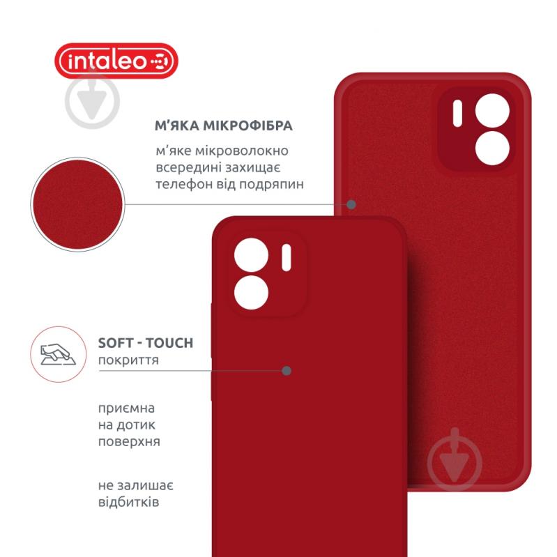 Чехол Intaleo SoftShell красный для Xiaomi Redmi A1 - фото 5 Чехол Intaleo SoftShell красный для Xiaomi Redmi A1 - фото 5