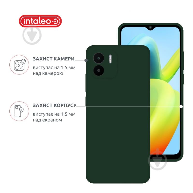 Чехол Intaleo SoftShell темно-зеленый для Xiaomi Redmi A1 - фото 3