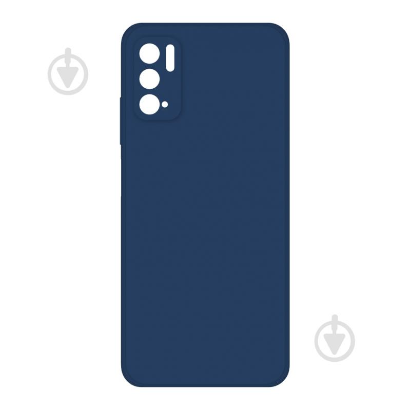 Чехол Intaleo SoftShell голубой для Xiaomi Redmi Note 10 5G - фото 1