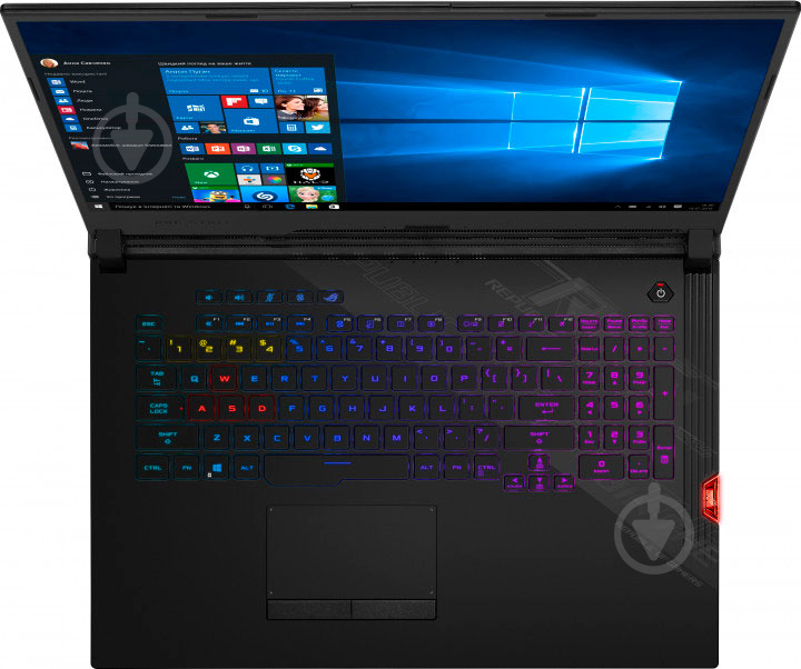 Ноутбук Asus ROG Strix SCAR 17 G732LW-EV033T 17,3" (90NR03G2-M00800) black/black - фото 4