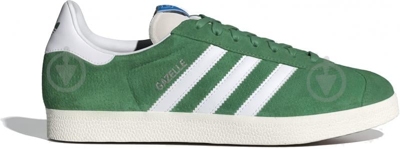 Кеды Adidas GAZELLE IG1634 р.46 зеленый - фото 1