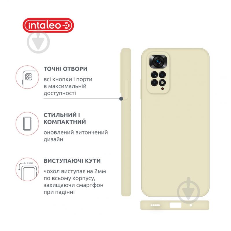 Чехол Intaleo SoftShell белый для Xiaomi Redmi Note 11 - фото 4