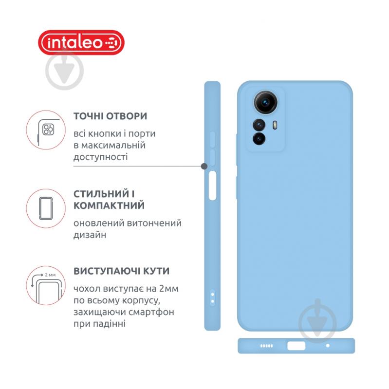 Чохол Intaleo SoftShell світло-блакитний для Xiaomi Redmi Note 12S - фото 4