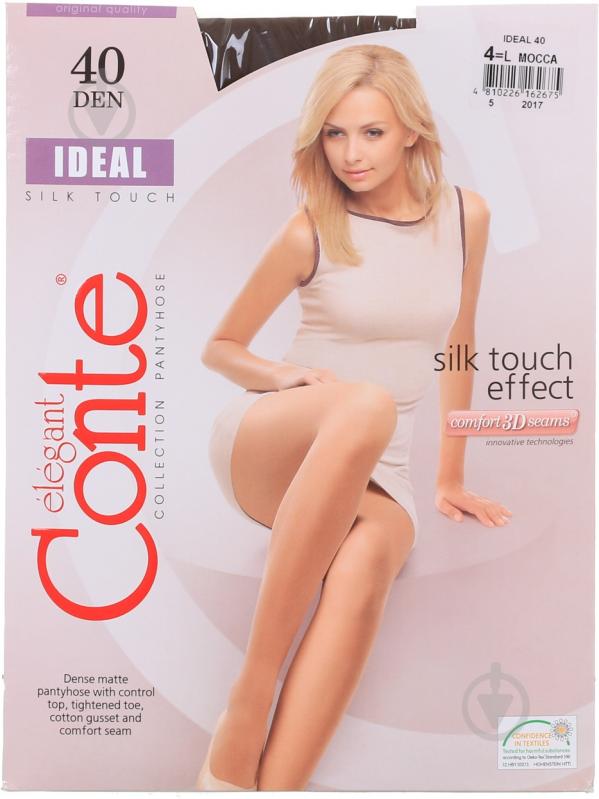 Колготки Conte Elegant IDEAL 40 den Mocca 4 коричневый - фото 1