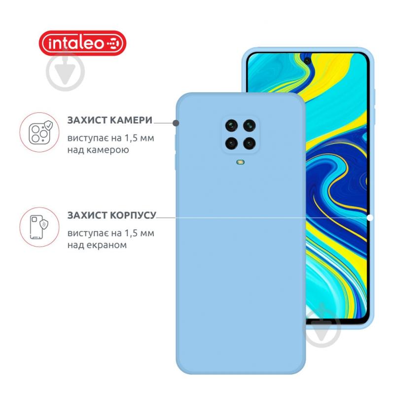 Чехол Intaleo SoftShell светло-голубой для Xiaomi Redmi Note 9S - фото 3