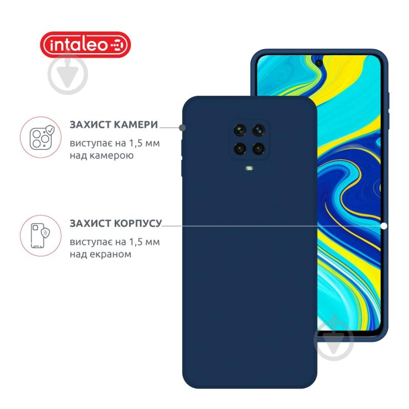 Чехол Intaleo SoftShell голубой для Xiaomi Redmi Note 9S - фото 3