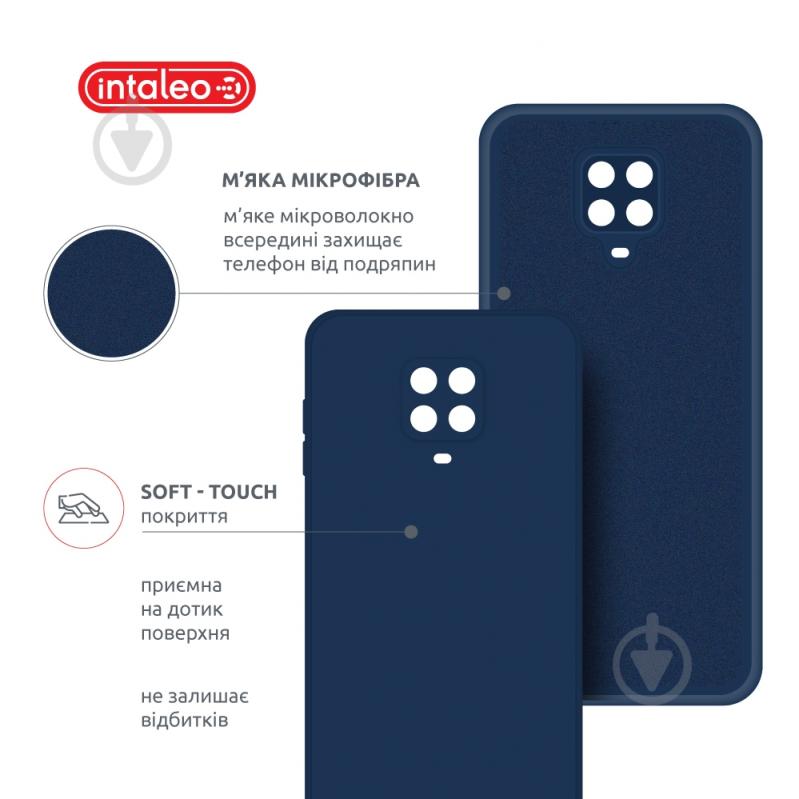 Чехол Intaleo SoftShell голубой для Xiaomi Redmi Note 9S - фото 5