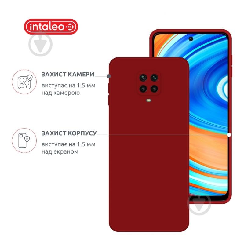 Чохол Intaleo SoftShell червоний для Xiaomi Redmi Note 9S - фото 3