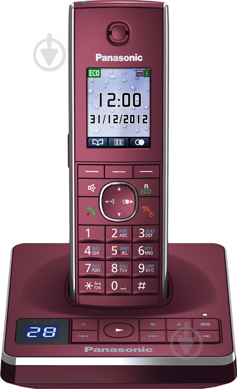 Телефон Panasonic KX-TG8561UAR Red - фото 2