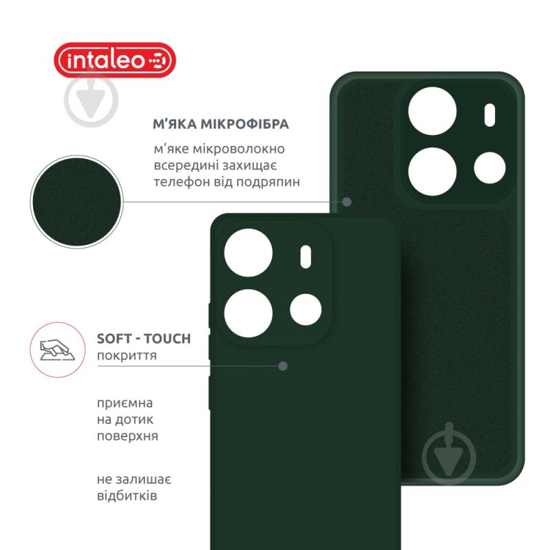 Чехол Intaleo 1283126585920 SoftShell Tecno Spark Go 2023 dark green - фото 5