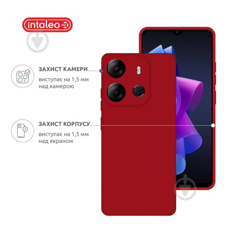 Чохол Intaleo 1283126585937 SoftShell Tecno Spark Go 2023 red - фото 3