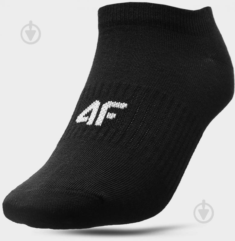 Носки 4F SOCKS CAS 4FSS23USOCF156-93S р.39-42 черный/бежевый/белый 3 пари шт. - фото 3