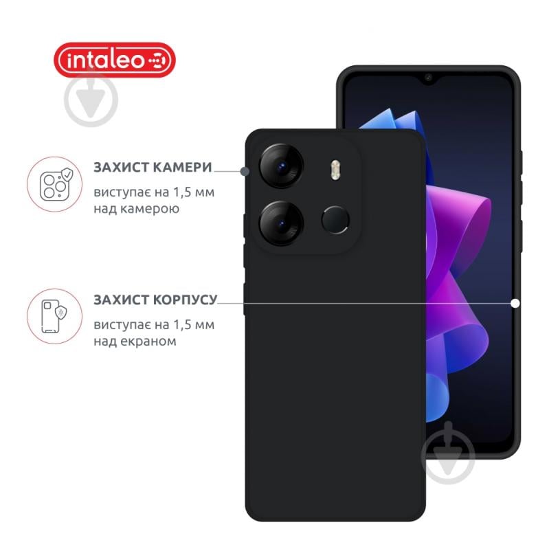 Чохол Intaleo 1283126585944 SoftShell Tecno Spark Go 2023 black - фото 3