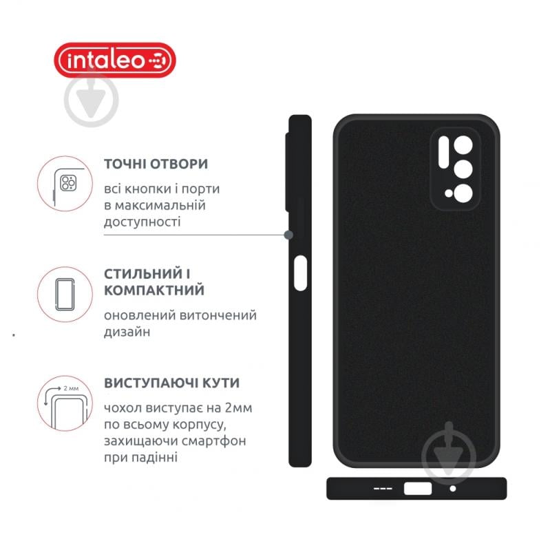 Чехол Intaleo SoftShell черный для Xiaomi Poco M3 Pro - фото 4