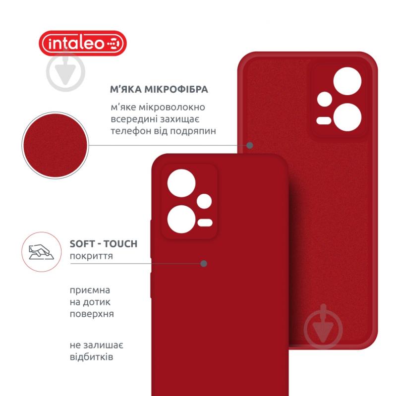 Чехол Intaleo SoftShell красный для Xiaomi Poco X5 - фото 5 Чехол Intaleo SoftShell красный для Xiaomi Poco X5 - фото 5