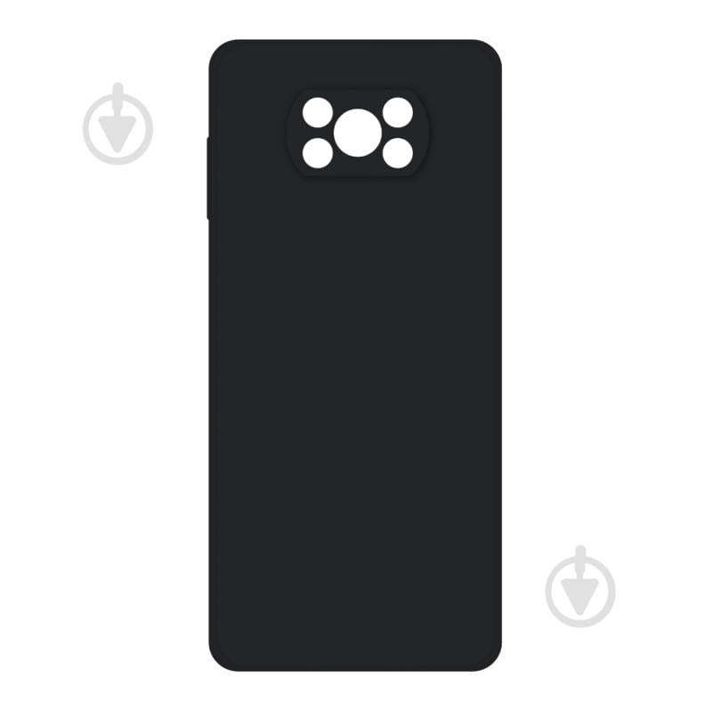 Чехол Intaleo SoftShell черный для Xiaomi Poco X3 Pro - фото 1
