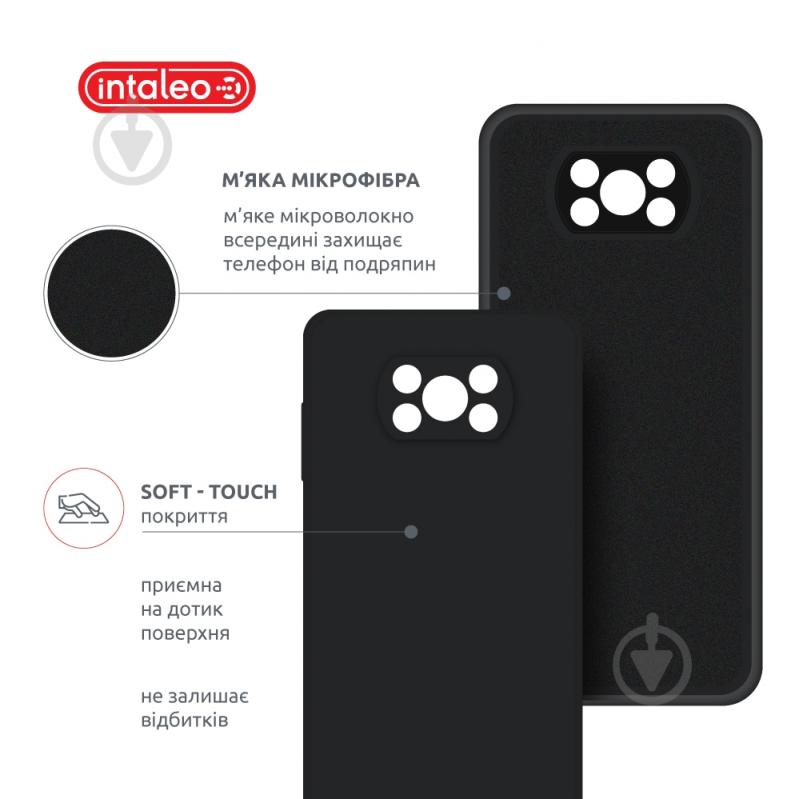 Чехол Intaleo SoftShell черный для Xiaomi Poco X3 Pro - фото 5