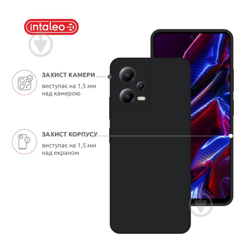 Чохол Intaleo SoftShell чорний для Xiaomi Poco X5 - фото 3 Чохол Intaleo SoftShell чорний для Xiaomi Poco X5 - фото 3