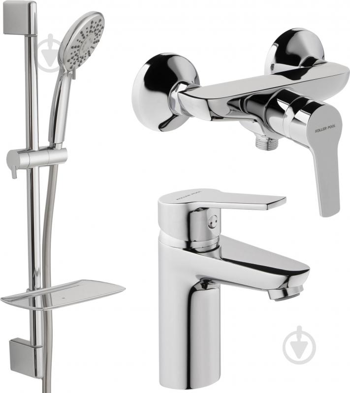 Набір змішувачів Koller Pool Kvadro KR0200+KR0450+KR020 - фото 1
