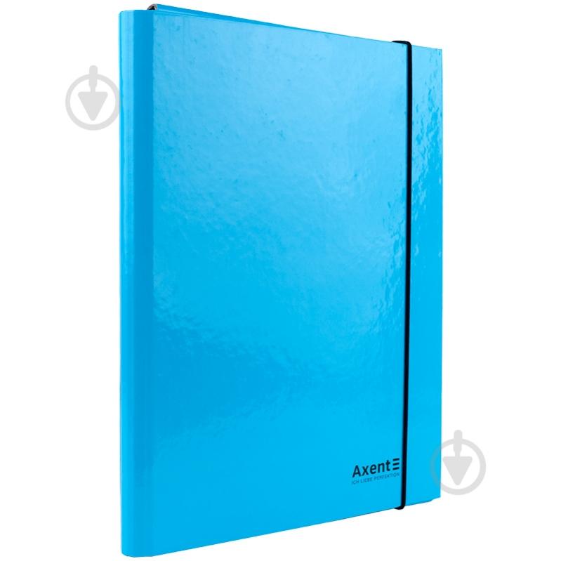 Папка на резинке А4 Pastelini голубая Axent 1213-22-A - фото 1 Папка на резинке А4 Pastelini голубая Axent 1213-22-A - фото 1