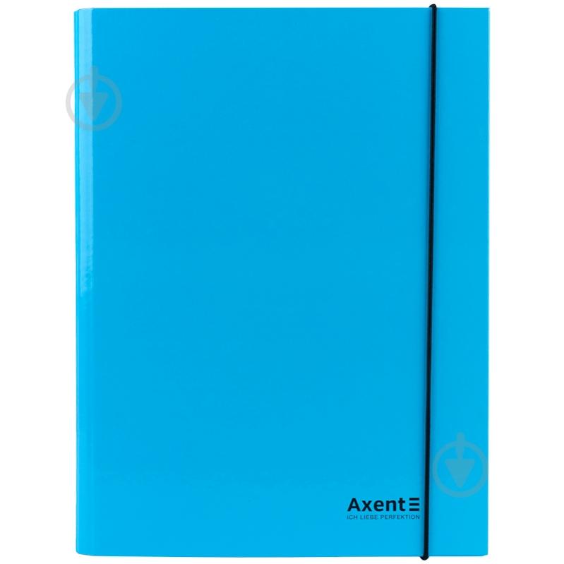 Папка на резинке А4 Pastelini голубая Axent 1213-22-A - фото 2 Папка на резинке А4 Pastelini голубая Axent 1213-22-A - фото 2