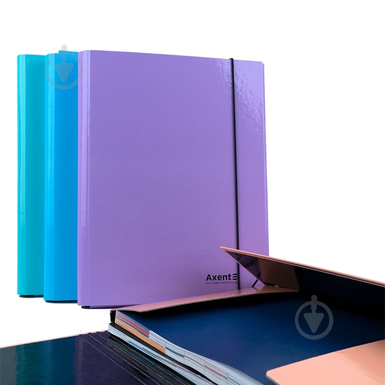 Папка на резинке А4 Pastelini сиреневая Axent 1213-36-A - фото 4 Папка на резинке А4 Pastelini сиреневая Axent 1213-36-A - фото 4