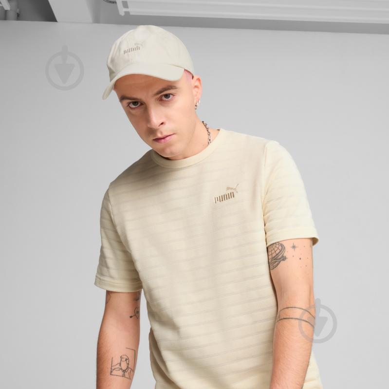 Кепка Puma ESS ELEVATED BB Cap 02598302 os бежевый - фото 3