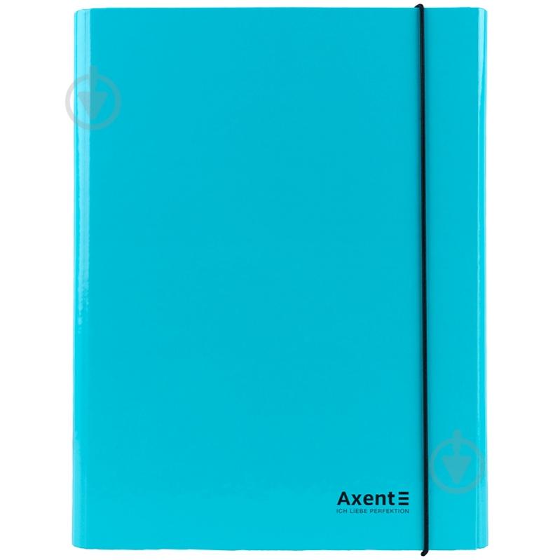 Папка на резинке А4 Pastelini мятная Axent 1213-18-A - фото 2 Папка на резинке А4 Pastelini мятная Axent 1213-18-A - фото 2