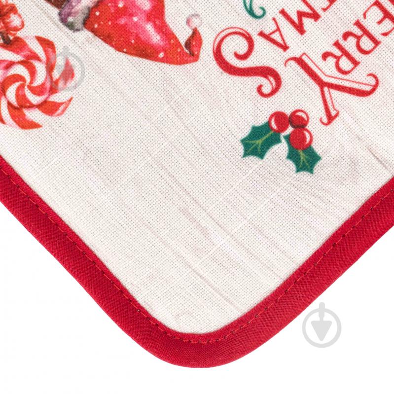 Набор прихваток для кухни Christmas Gingerbread красный Ardesto - фото 6 Набор прихваток для кухни Christmas Gingerbread красный Ardesto - фото 6