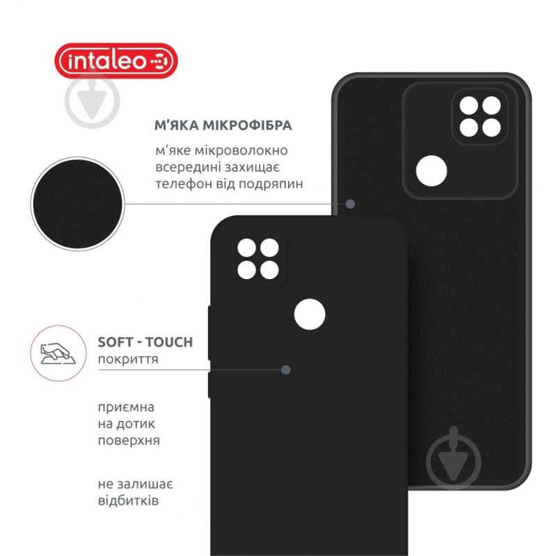 Чехол Intaleo SoftShell черный для Xiaomi Redmi 10A - фото 5