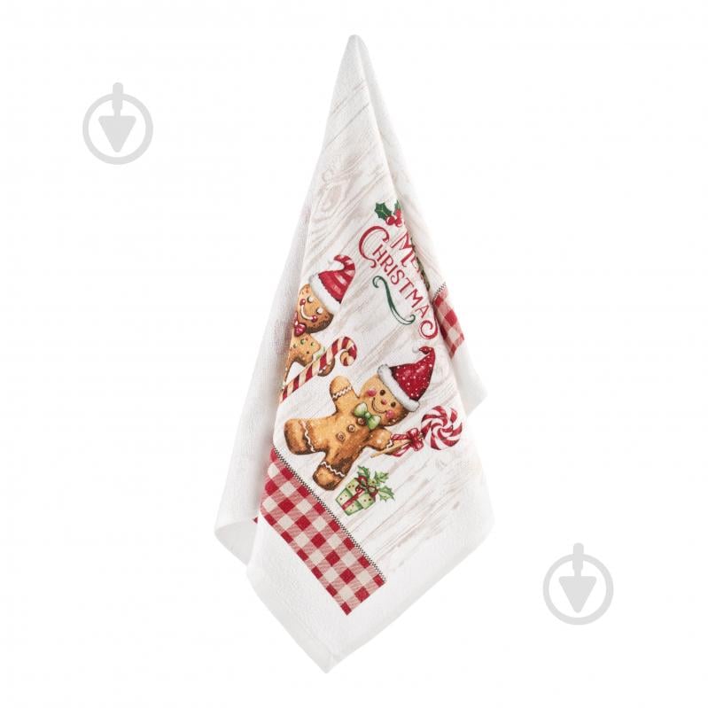 Набор полотенец кухонных Christmas Gingerbread 38x63 см Ardesto красный - фото 5 Набор полотенец кухонных Christmas Gingerbread 38x63 см Ardesto красный - фото 5