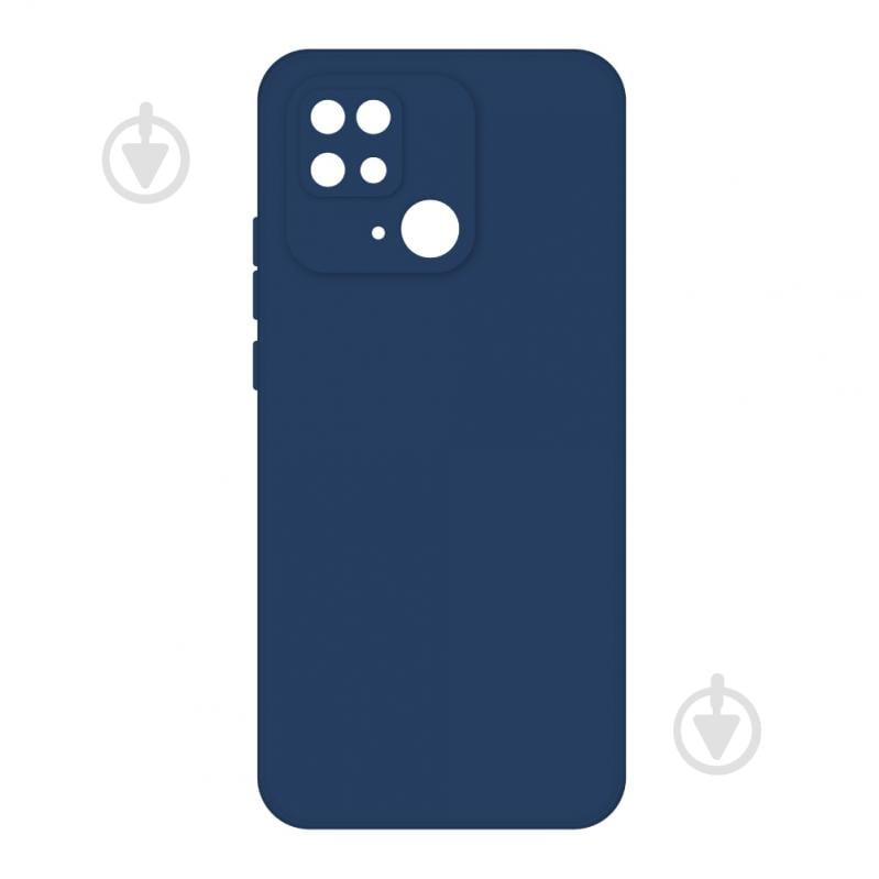 Чехол Intaleo SoftShell синий для Xiaomi Redmi 10C - фото 1