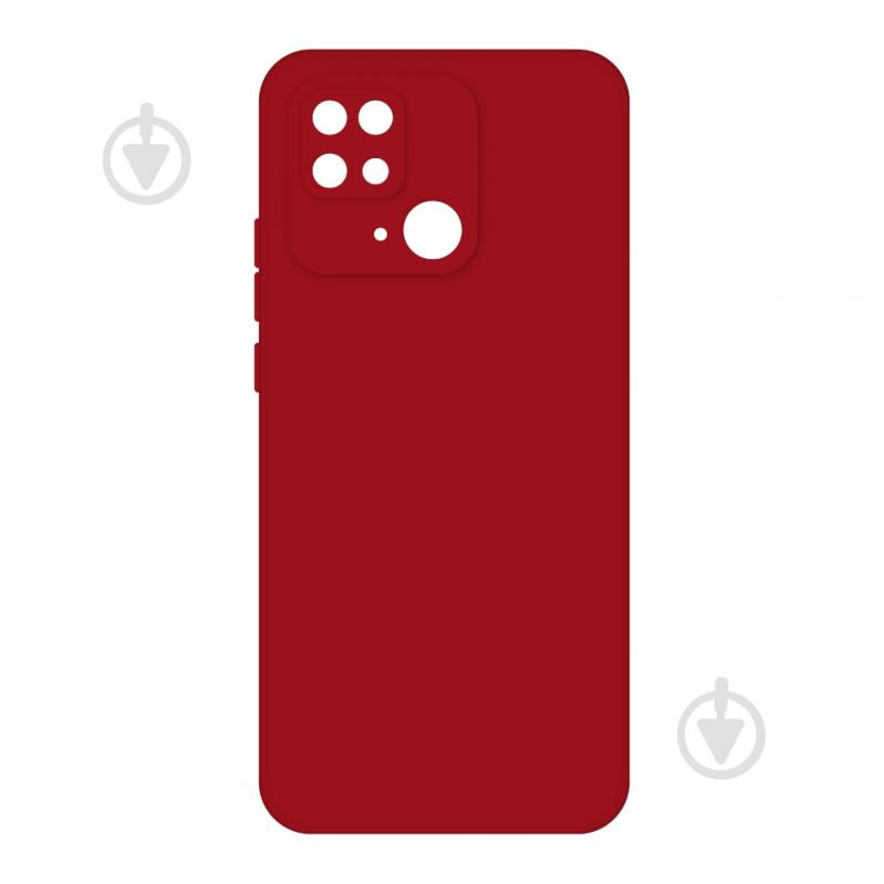 Чехол Intaleo SoftShell красный для Xiaomi Redmi 10C - фото 1