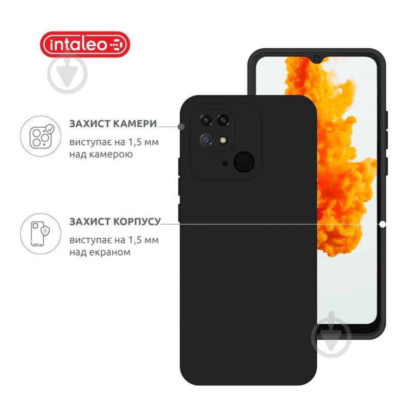 Чехол Intaleo SoftShell черный для Xiaomi Redmi 10C - фото 3