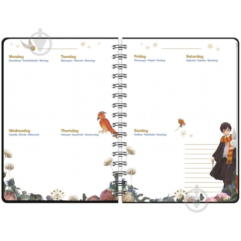 Ежедневник на спирали Harry Potter твердая обкладинка HP23-438 - фото 3 Ежедневник на спирали Harry Potter твердая обкладинка HP23-438 - фото 3